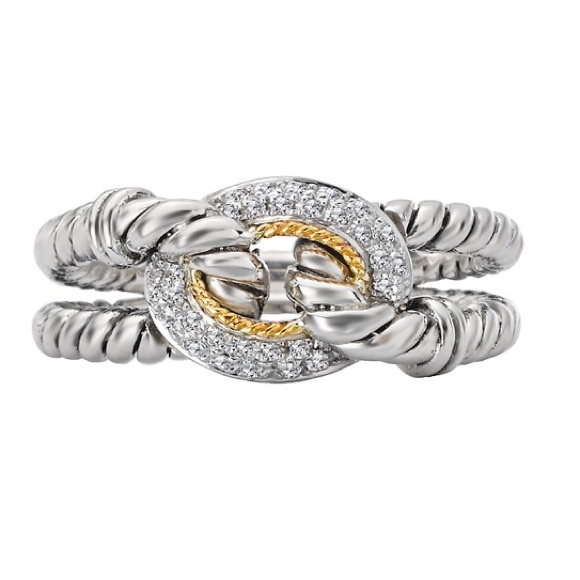 Eleganza knot ring. NIB - Picture 10 of 11